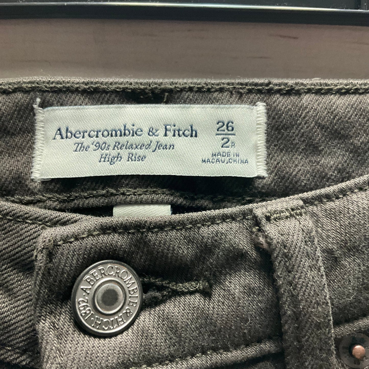 Jeans Straight By Abercrombie And Fitch In Brown, Size: 2