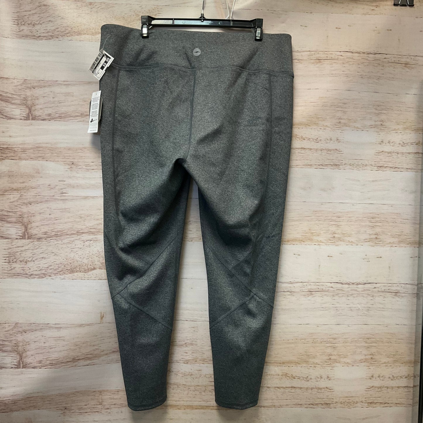 Athletic Leggings By Avia In Grey, Size: Xl