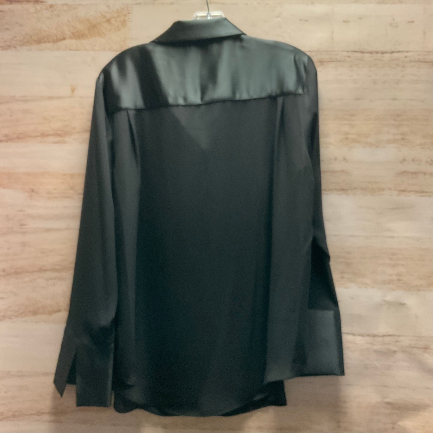 Top Long Sleeve By Calvin Klein In Black, Size: Xl