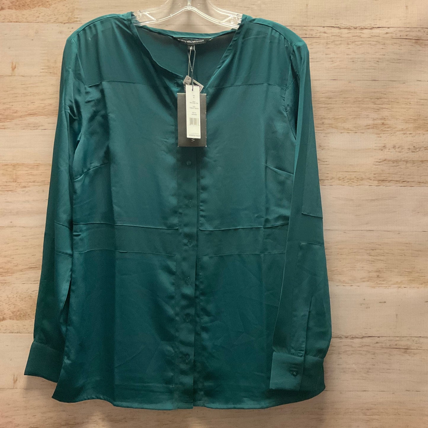 Top Long Sleeve By Walter Baker In Green, Size: S