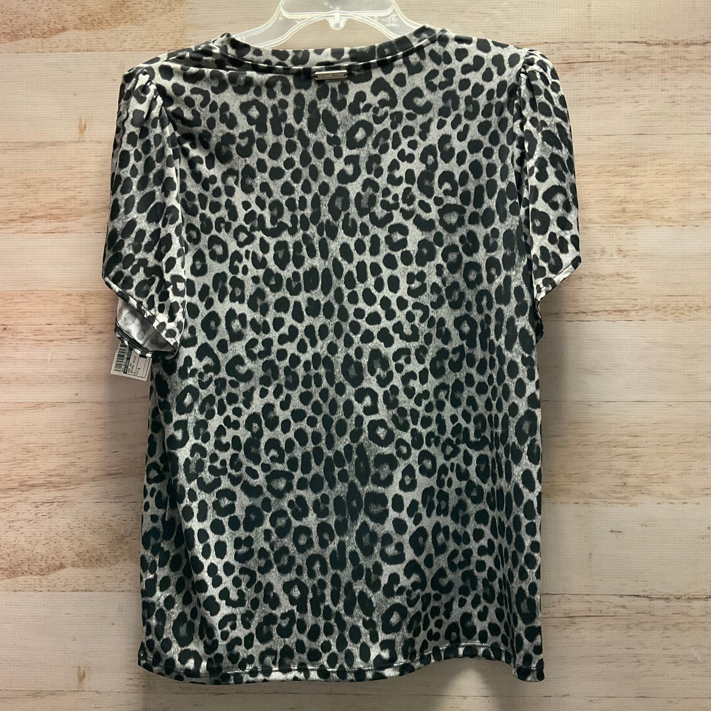 Top Short Sleeve By Michael Kors In Animal Print, Size: S