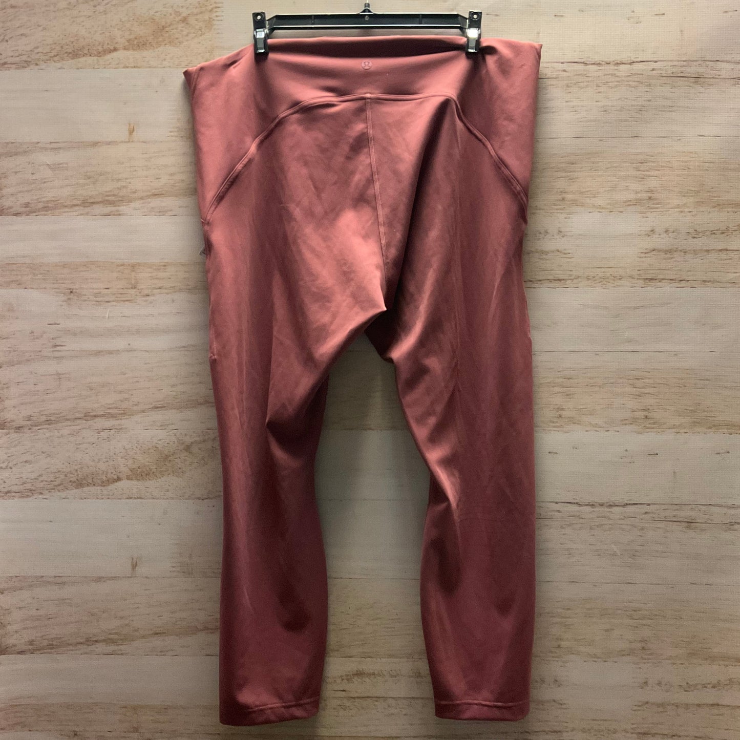 Athletic Leggings By Lululemon In Pink, Size: 18