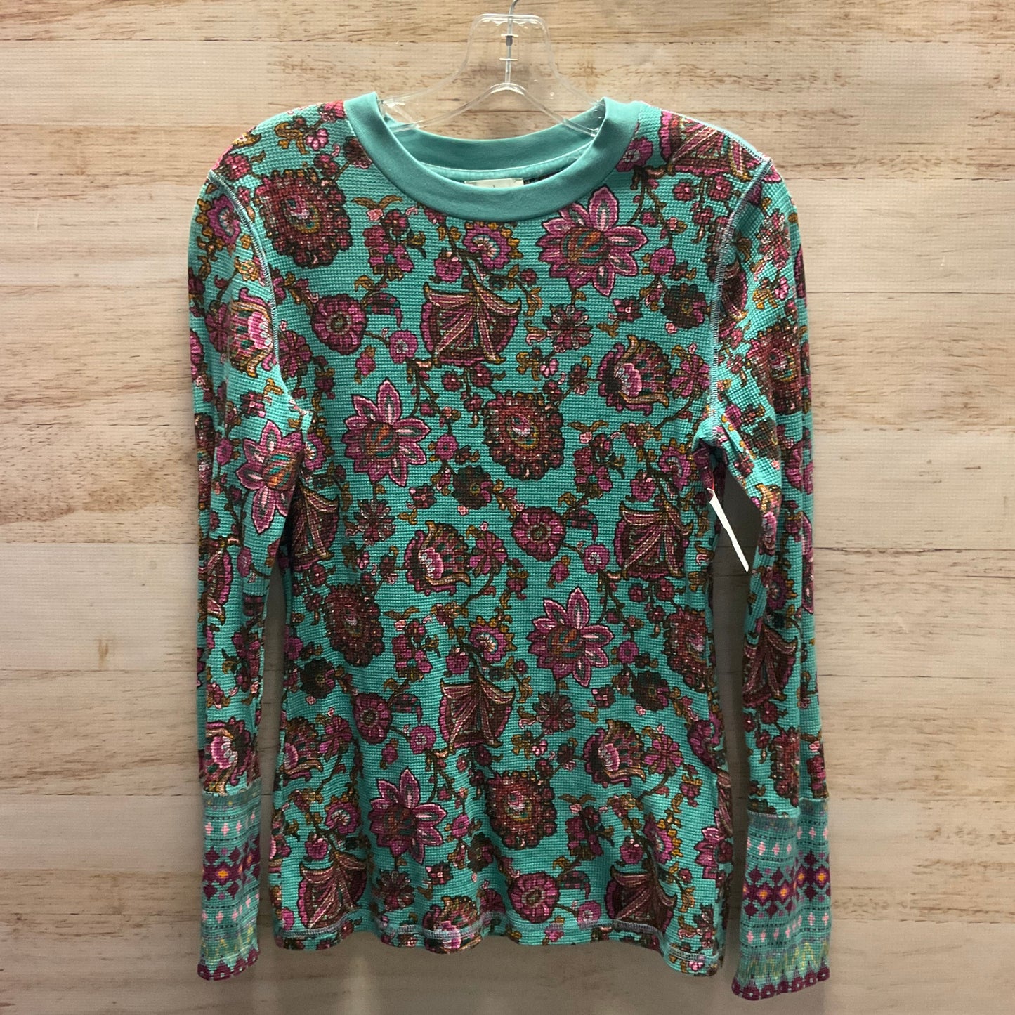 Top Long Sleeve By Sundance In Floral Print, Size: M