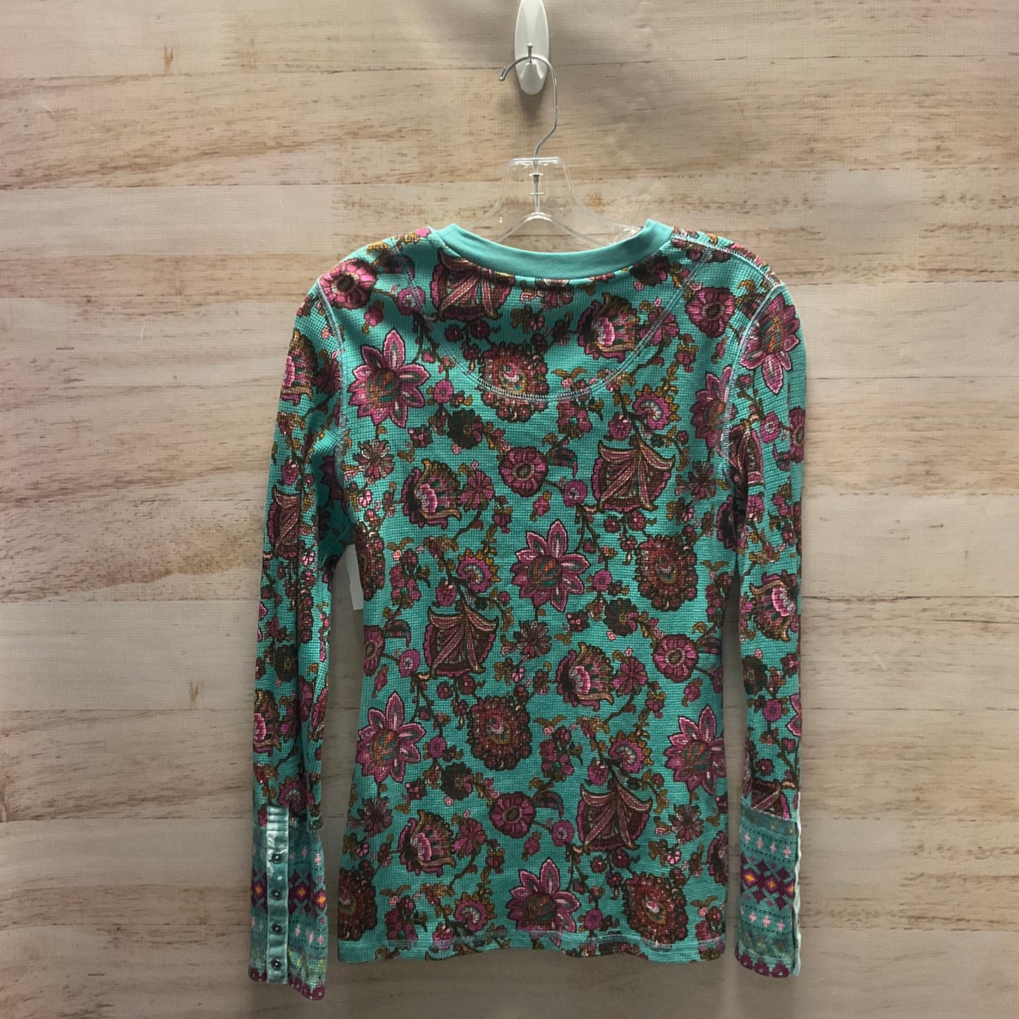 Top Long Sleeve By Sundance In Floral Print, Size: M