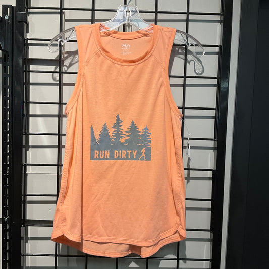 Athletic Tank Top By Athletic Works In Orange, Size: Xs