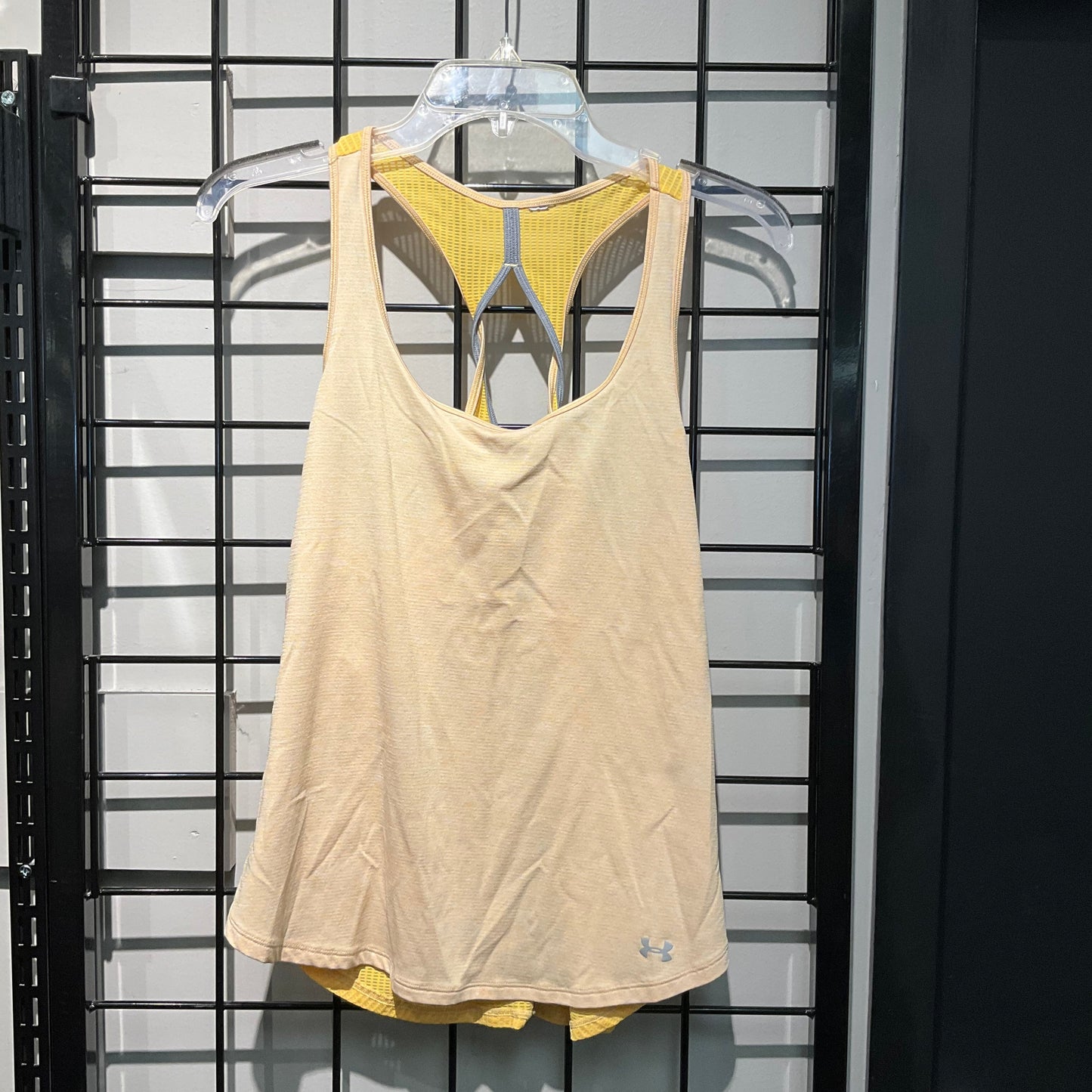 Athletic Tank Top By Under Armour In Yellow, Size: S