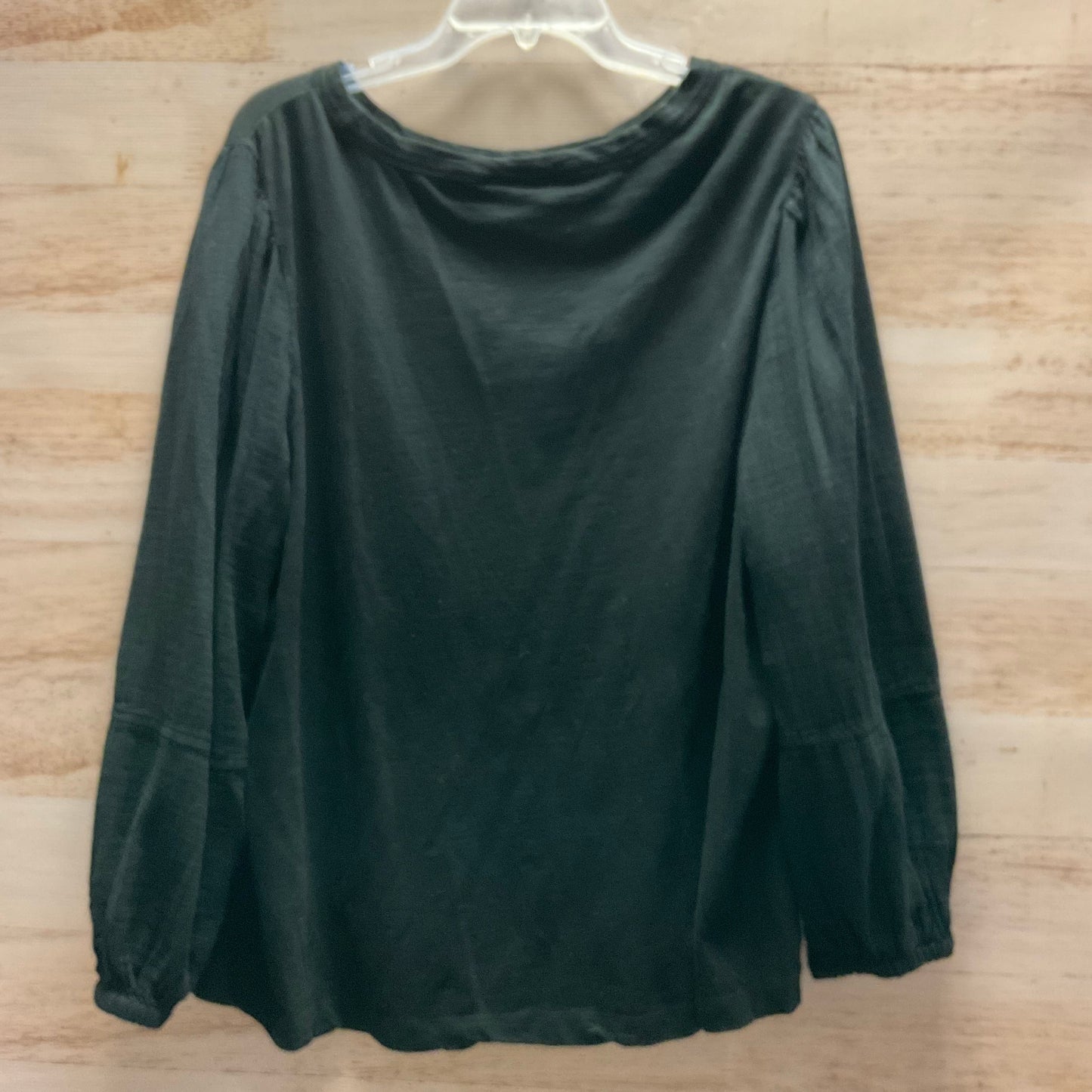 Top Long Sleeve By Lane Bryant In Black, Size: 2X