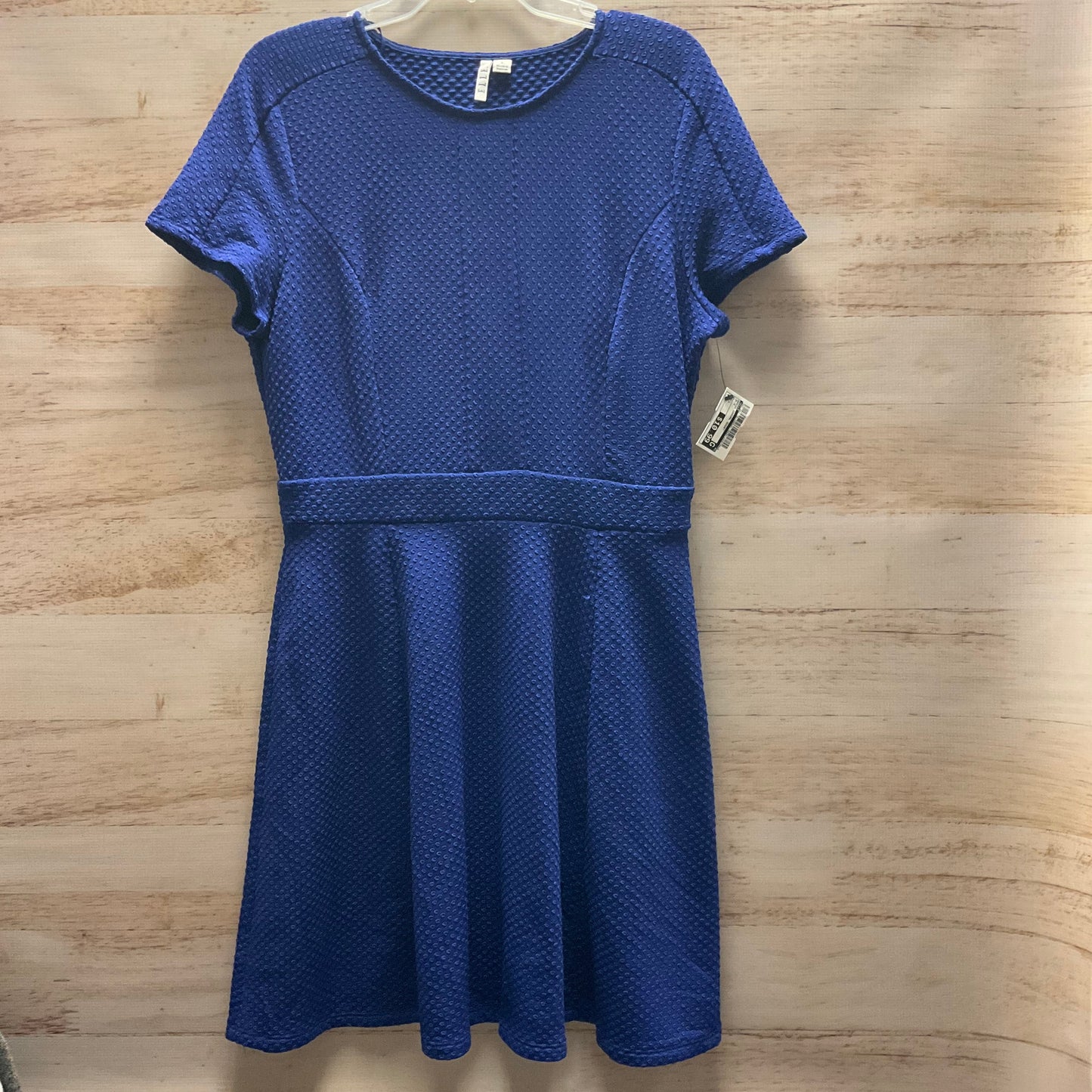 Dress Casual Short By Elle In Blue, Size: L