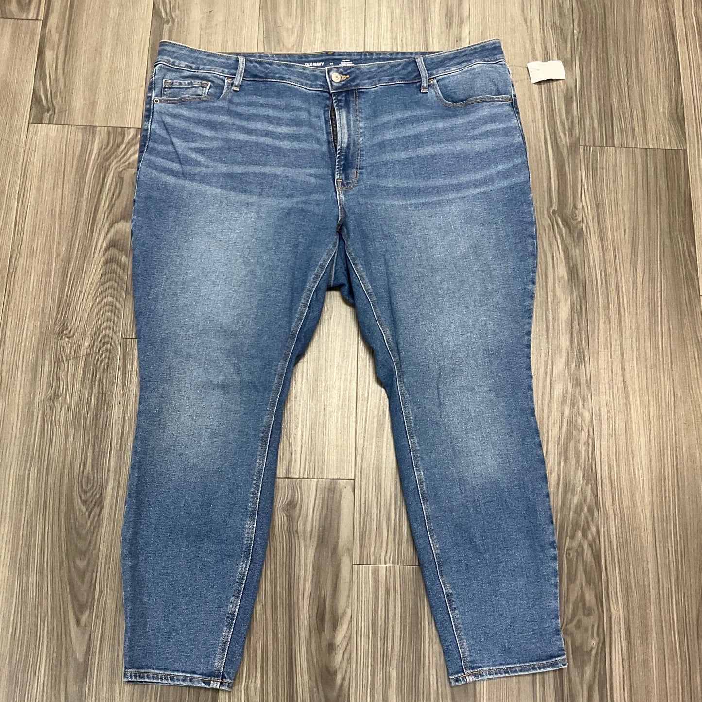 Jeans Straight By Old Navy In Blue Denim, Size: 24