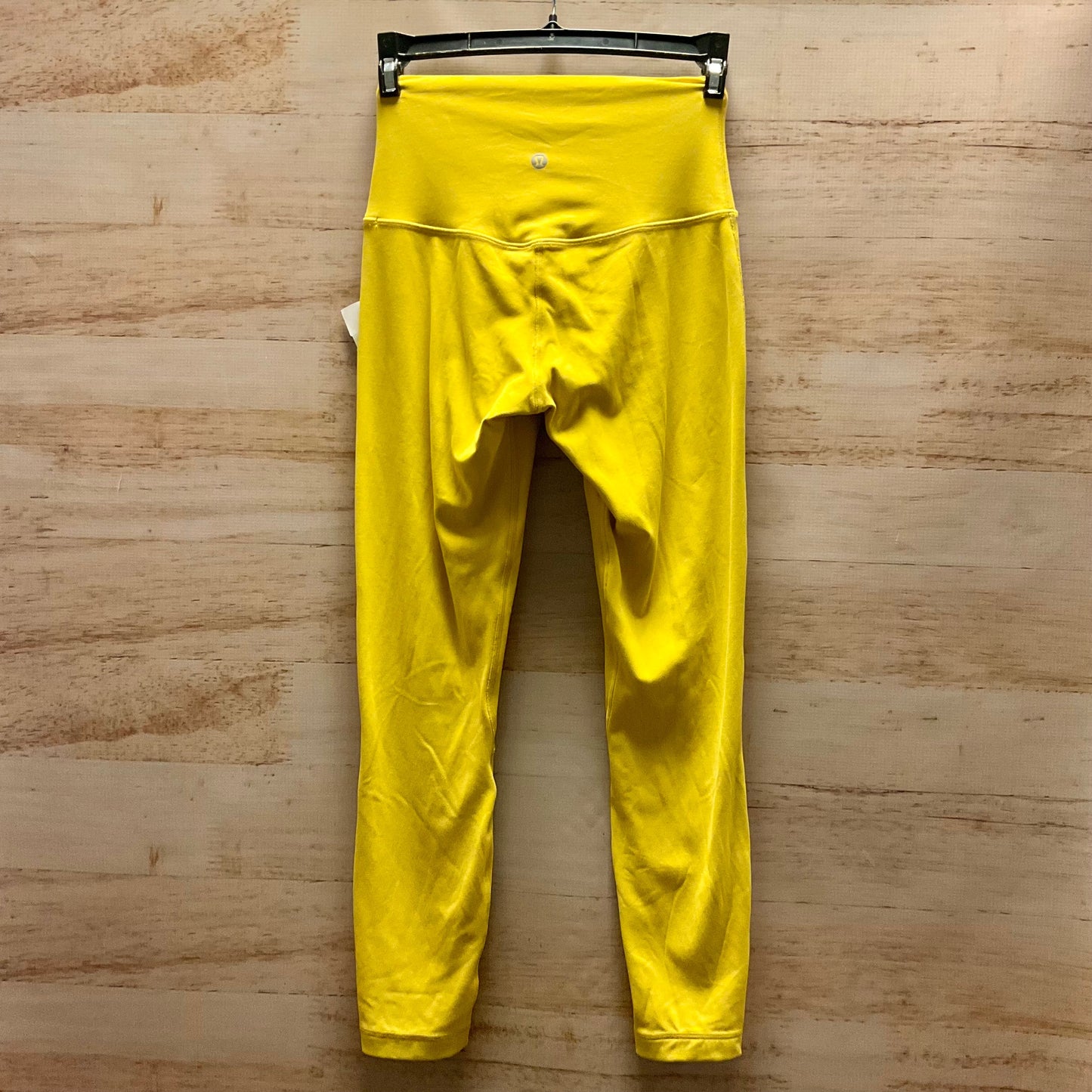 Athletic Leggings By Lululemon In Yellow, Size: 4