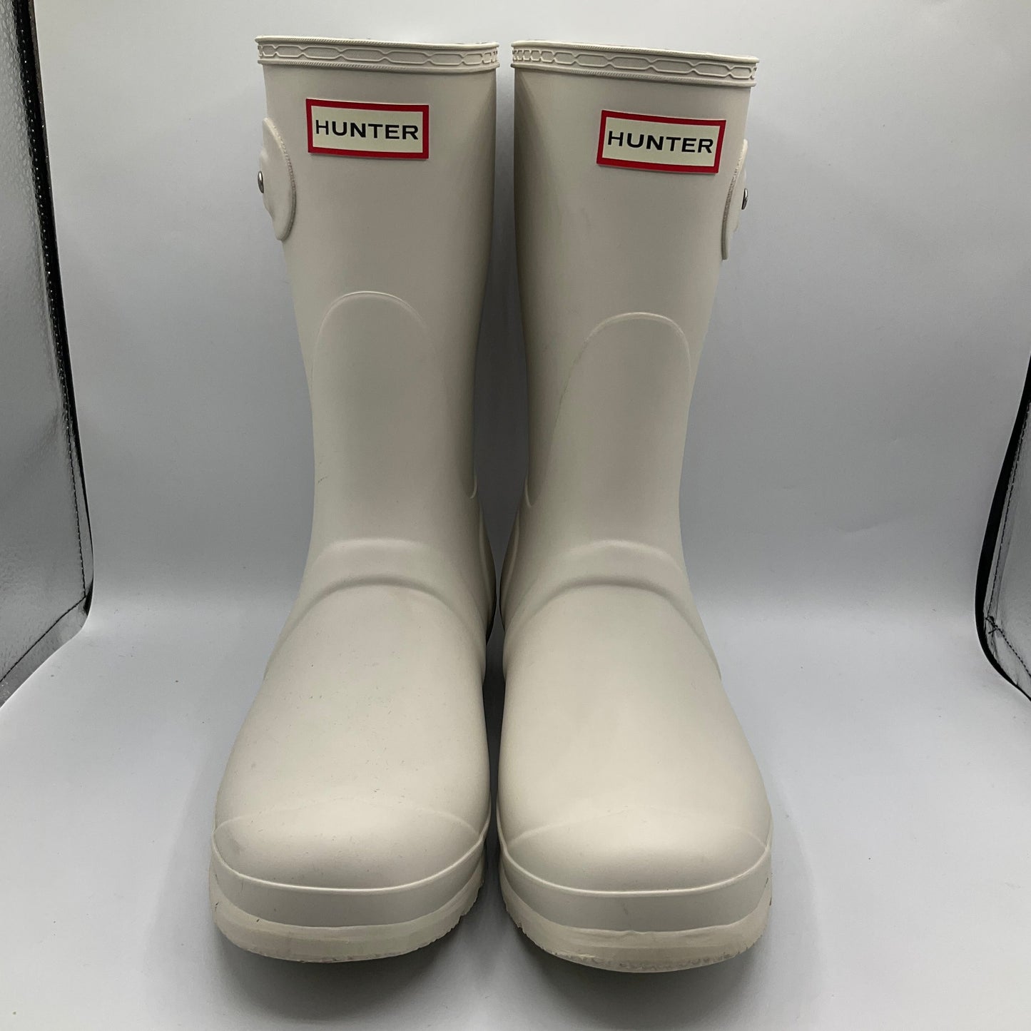 Boots Rain By Hunter In White, Size: 10