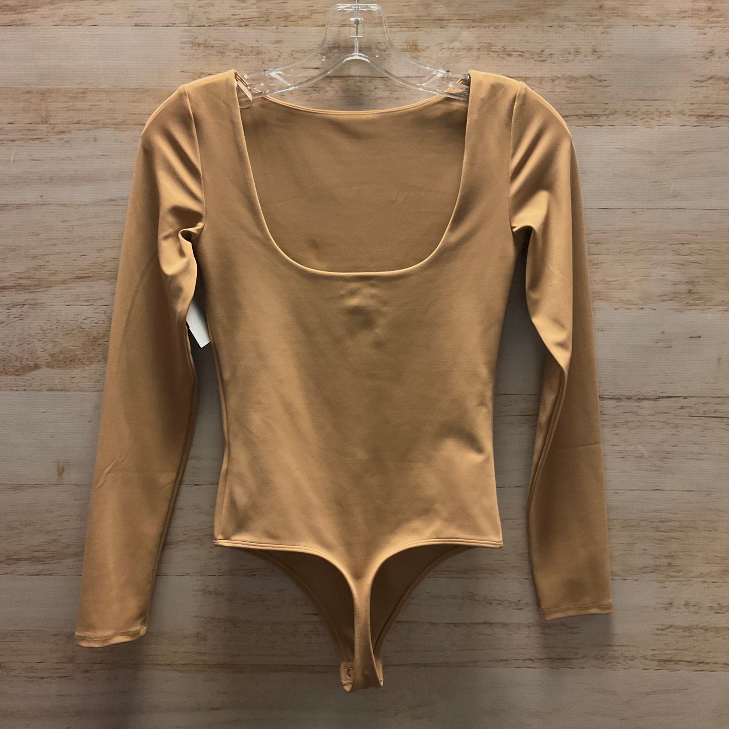 Bodysuit By Express In Tan, Size: Xs