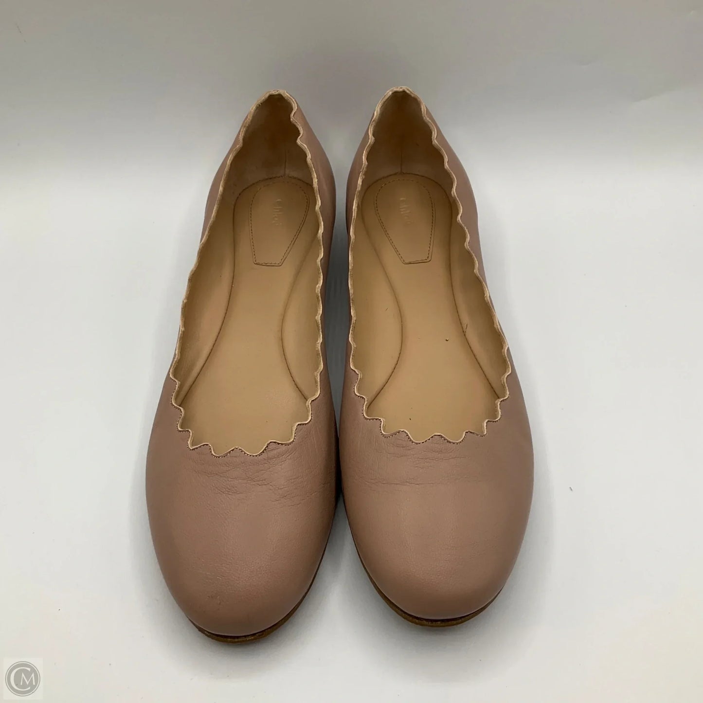 Shoes Luxury Designer By Chloe In Tan, Size: 9