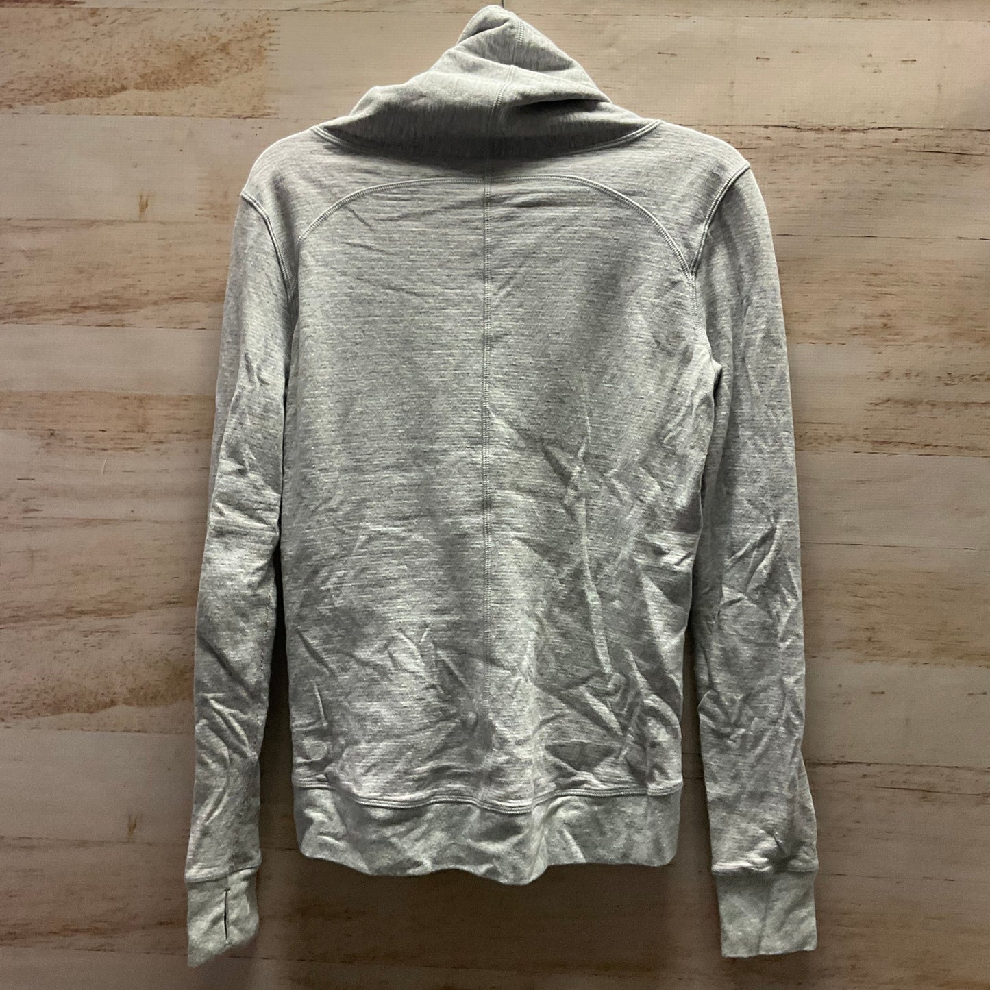 Athletic Sweatshirt Collar By Lululemon In Grey, Size: 8