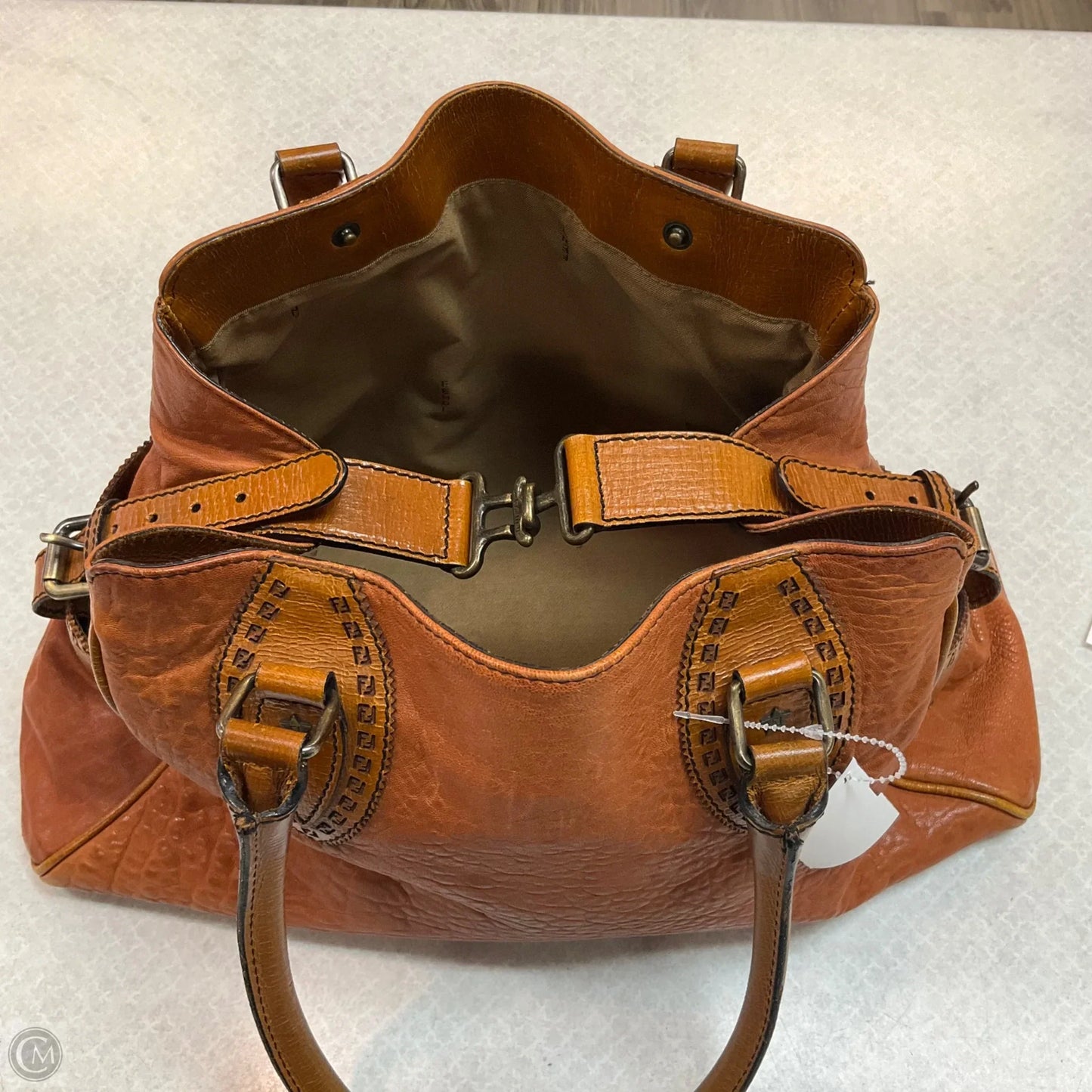 Handbag Luxury Designer By Fendi, Size: Large