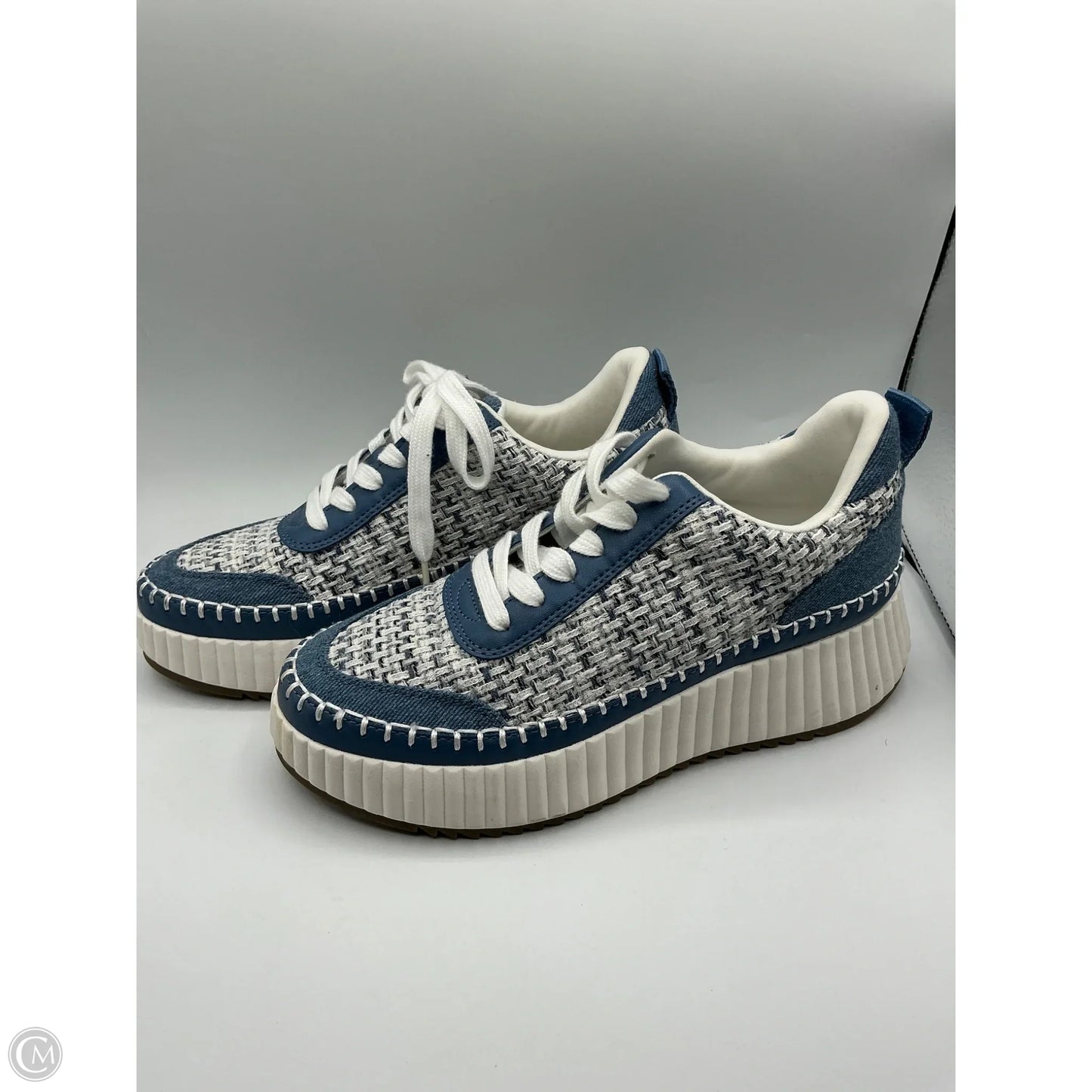 Shoes Sneakers By Universal Thread In Blue & White, Size: 7