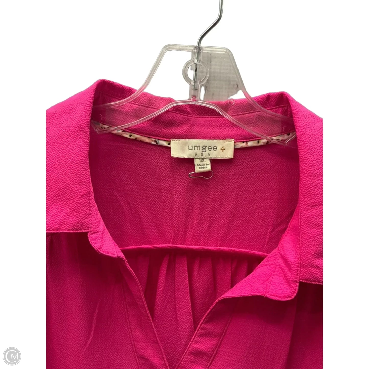 Dress Casual Short By Umgee In Pink, Size: Xl