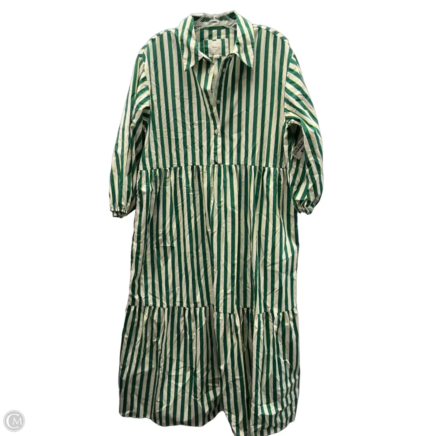 Dress Casual Midi By Maeve In Green, Size: L