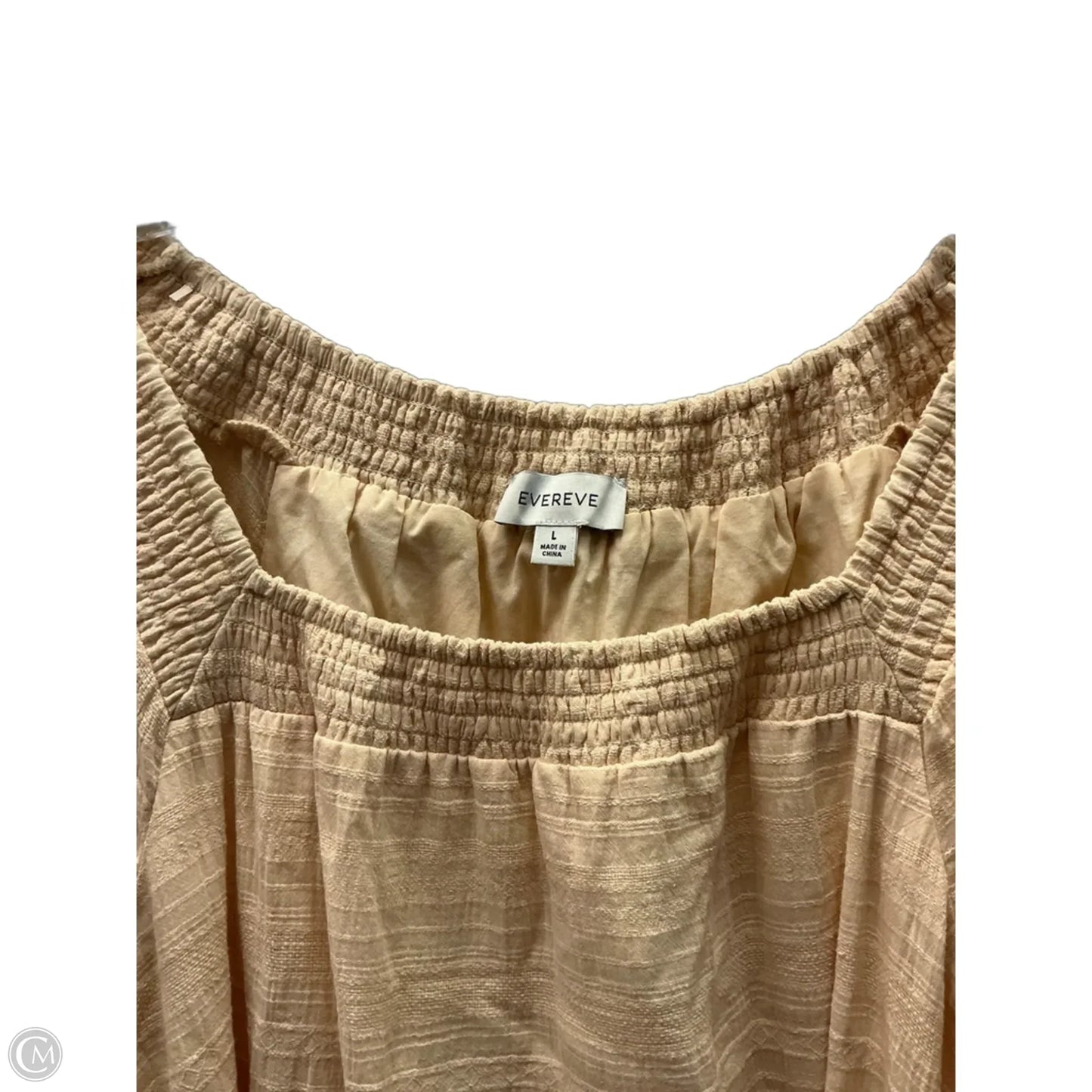 Dress Casual Short By Evereve In Beige, Size: L