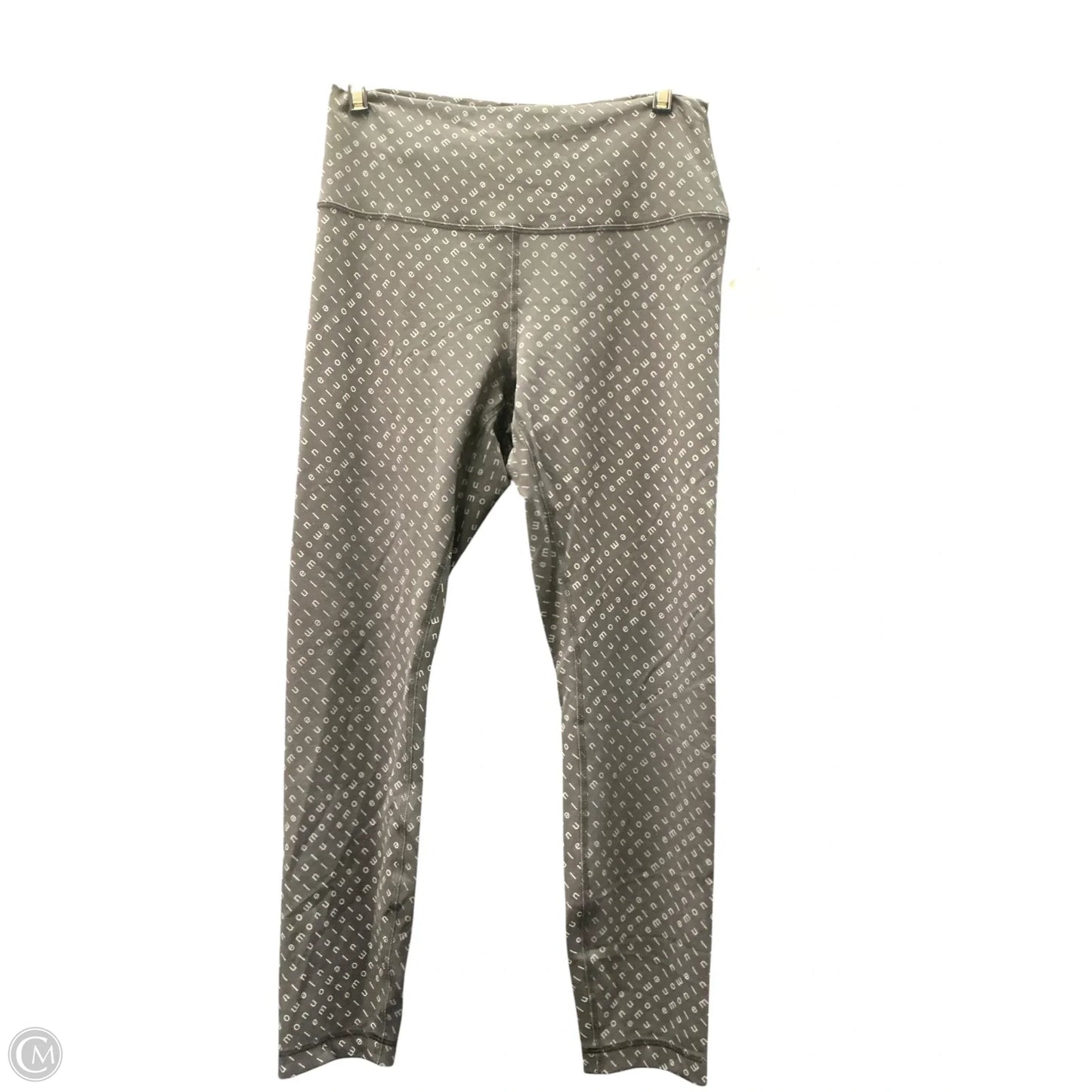 Athletic Leggings By Lululemon In Grey, Size: 10