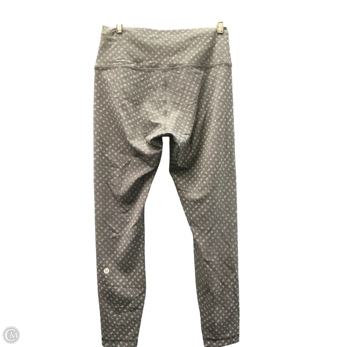 Athletic Leggings By Lululemon In Grey, Size: 10
