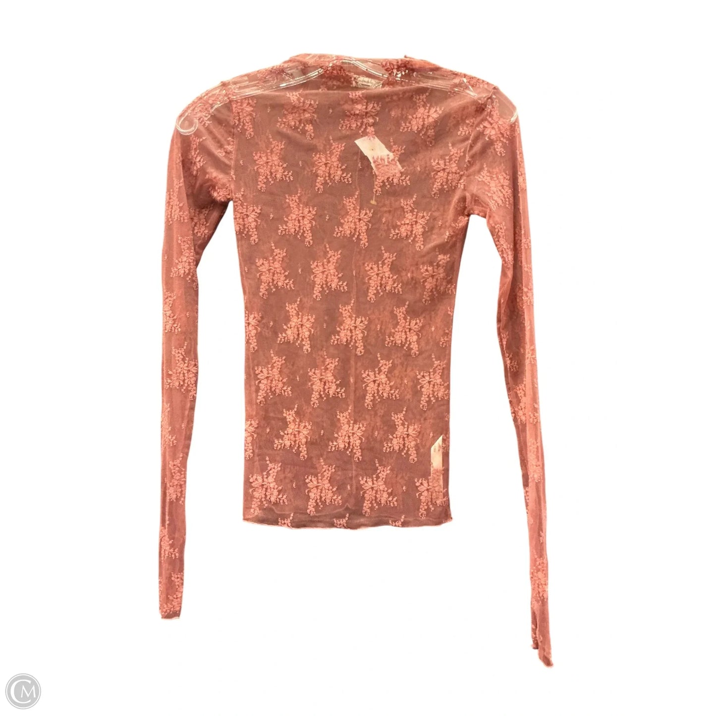 Top Long Sleeve Basic By Free People In Pink, Size: Xs