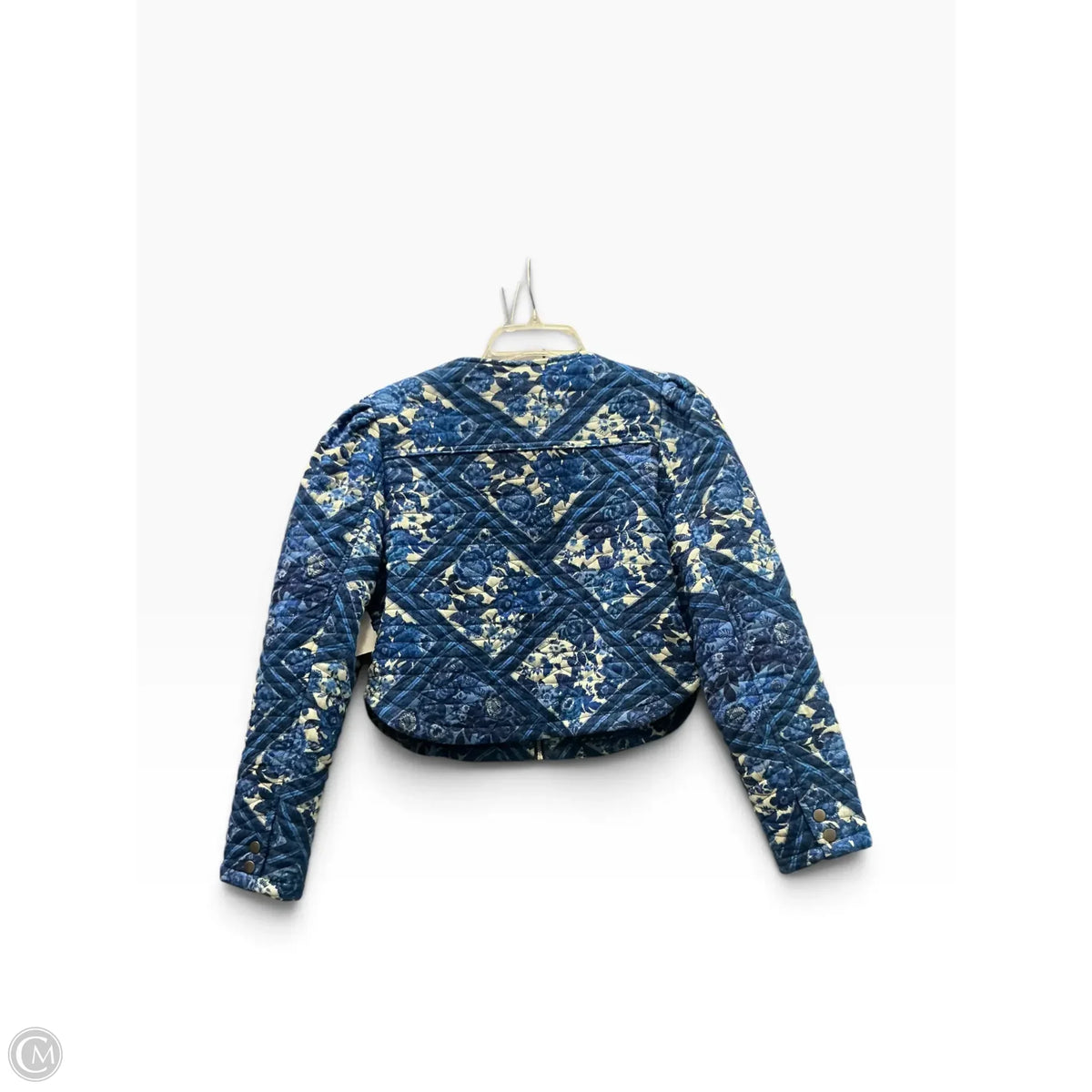 Jacket Puffer & Quilted By 7 For All Mankind In Blue, Size: M