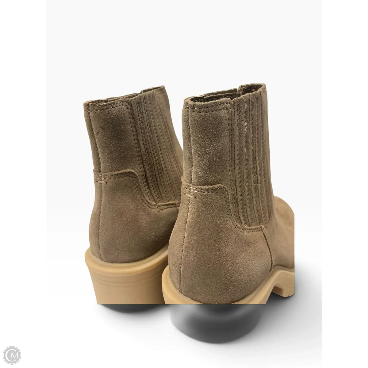 Boots Ankle Heels By Dolce Vita In Tan, Size: 9.5
