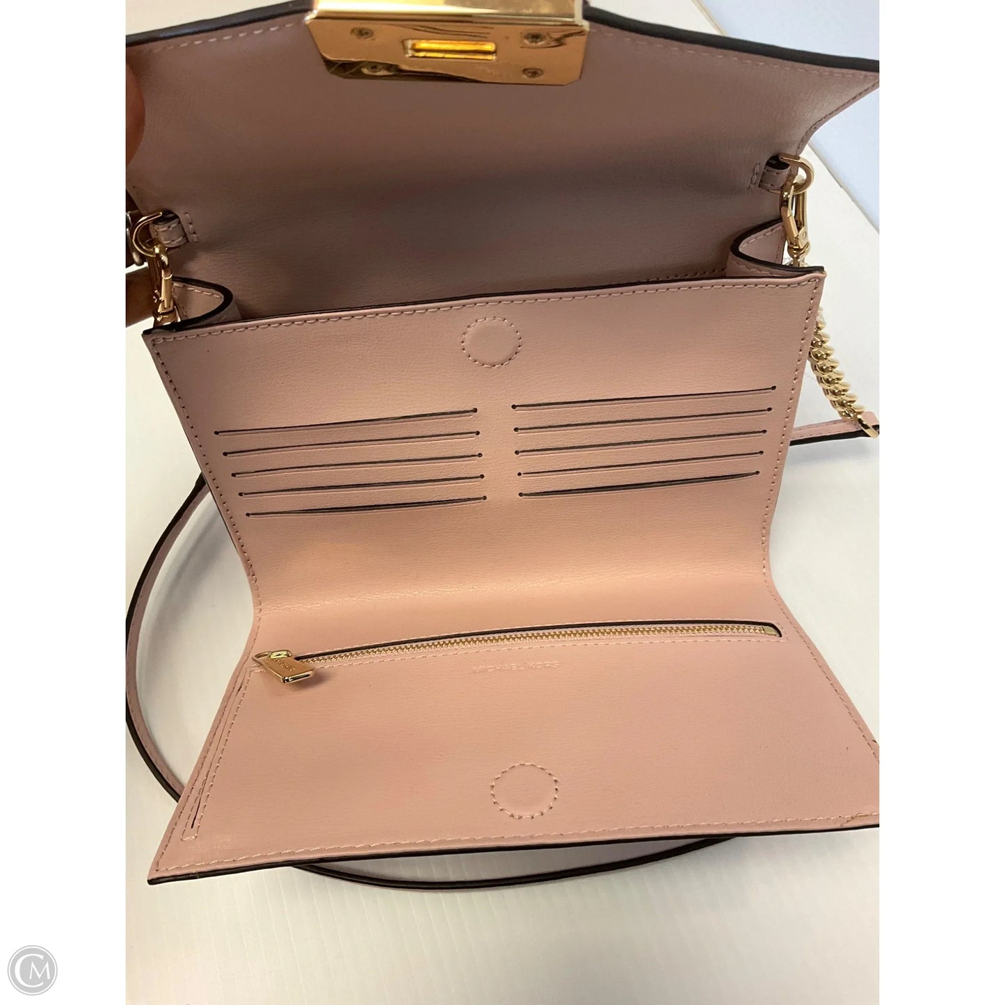 Crossbody Designer By Michael Kors, Size: Medium