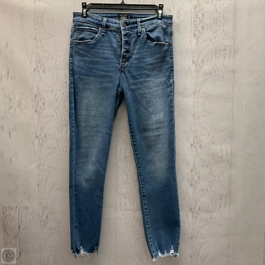 Jeans Skinny By Abercrombie And Fitch In Blue, Size: 6