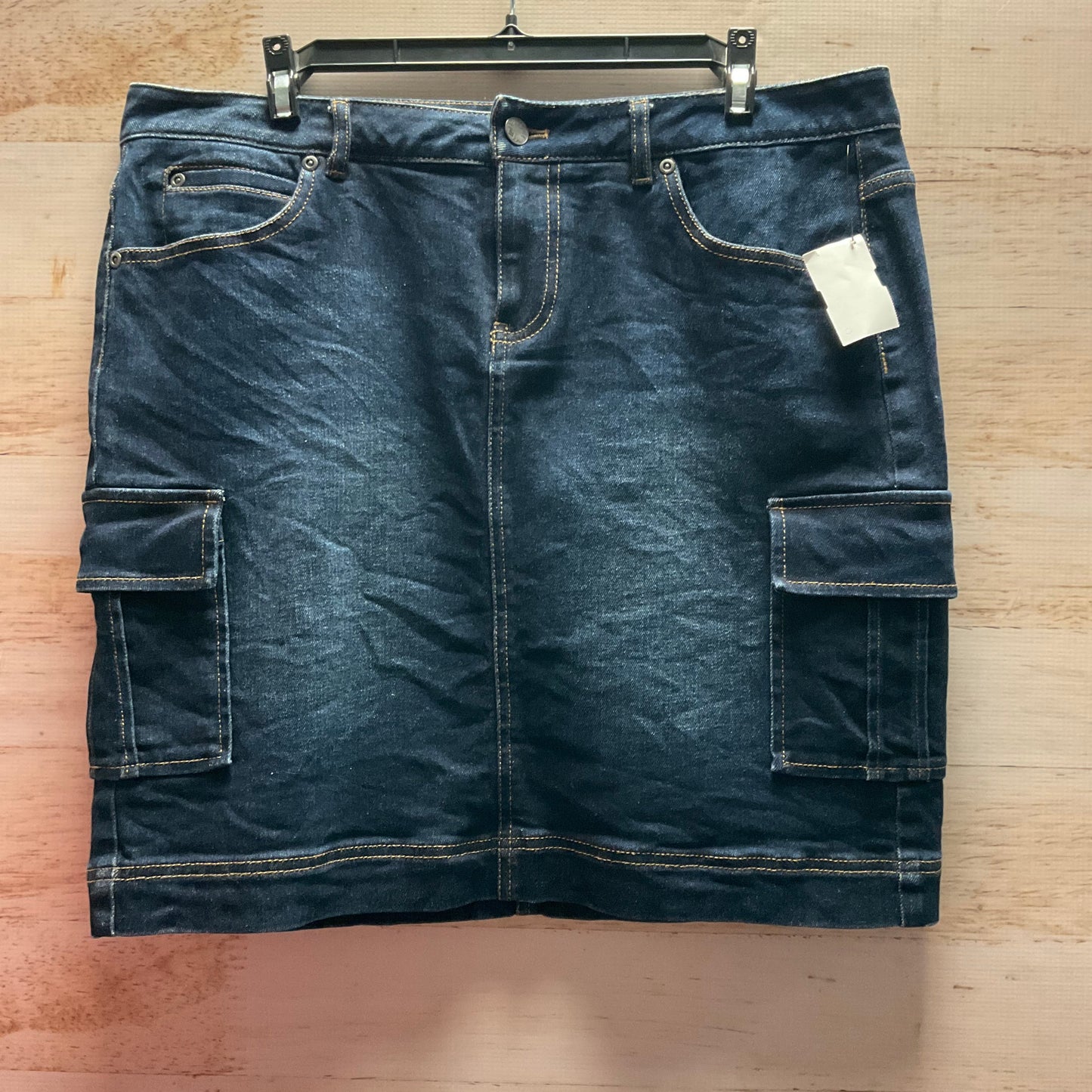 Skirt Mini & Short By J. Jill In Blue Denim, Size: 10