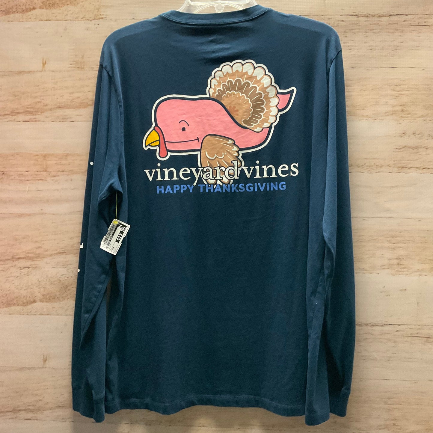 Top Long Sleeve By Vineyard Vines In Navy, Size: M