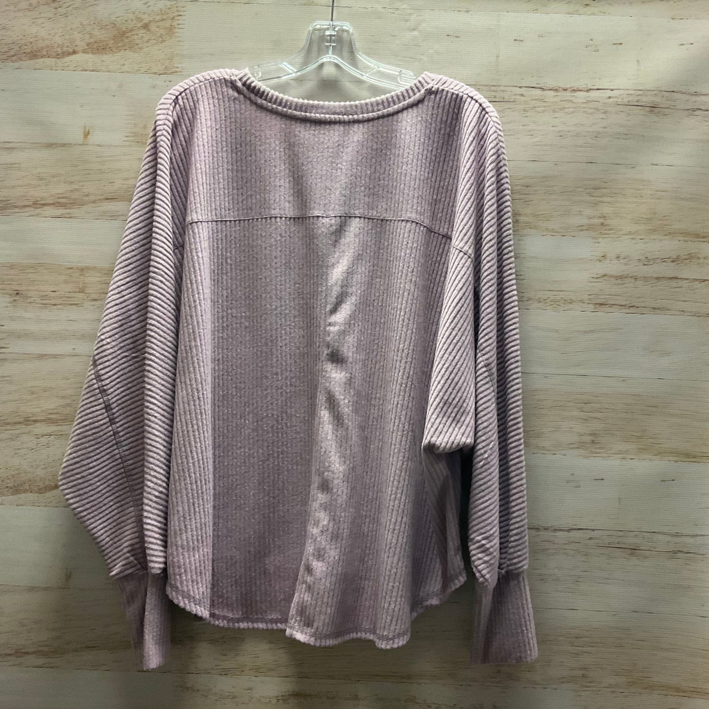 Top Long Sleeve By Jane And Delancey In Purple, Size: Xl