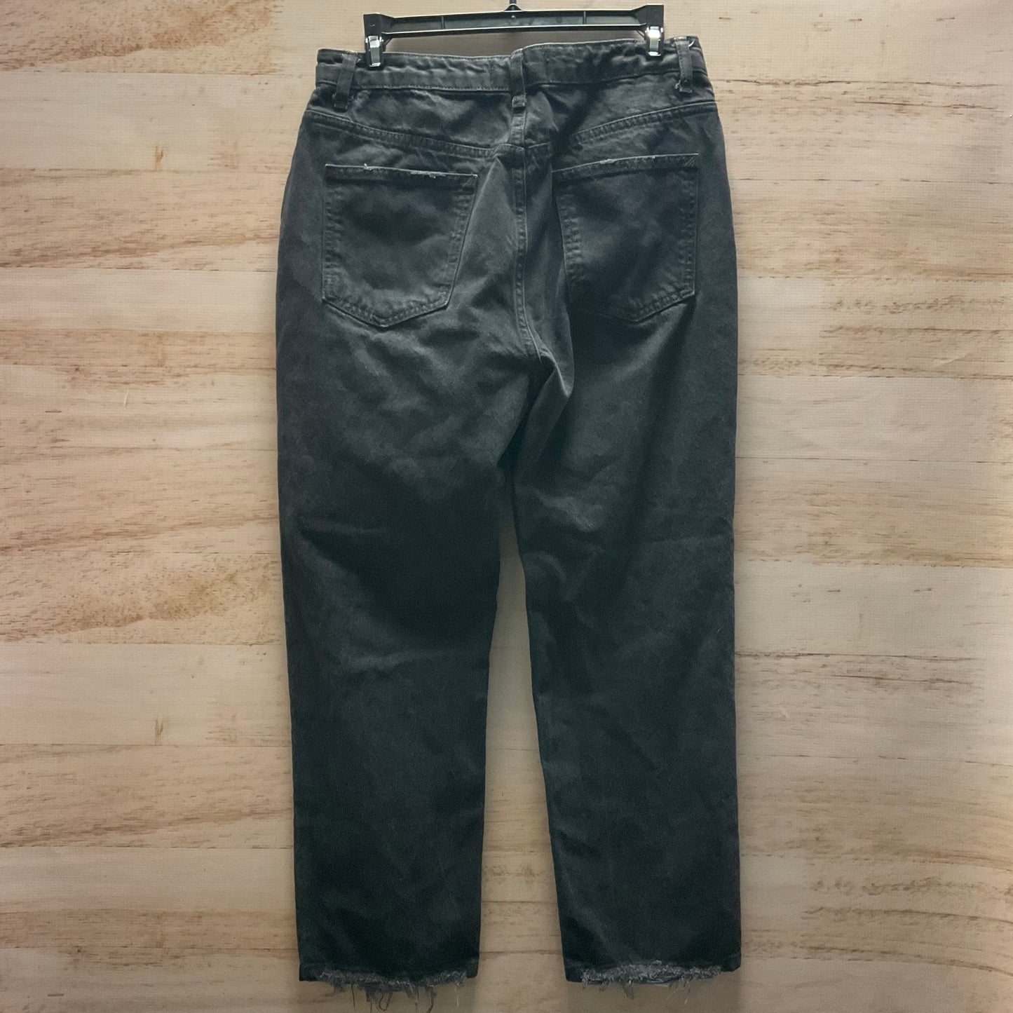 Jeans Straight By We The Free In Black Denim, Size: 6