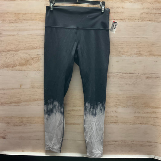 Athletic Leggings By Lululemon In Black & Grey, Size: 8