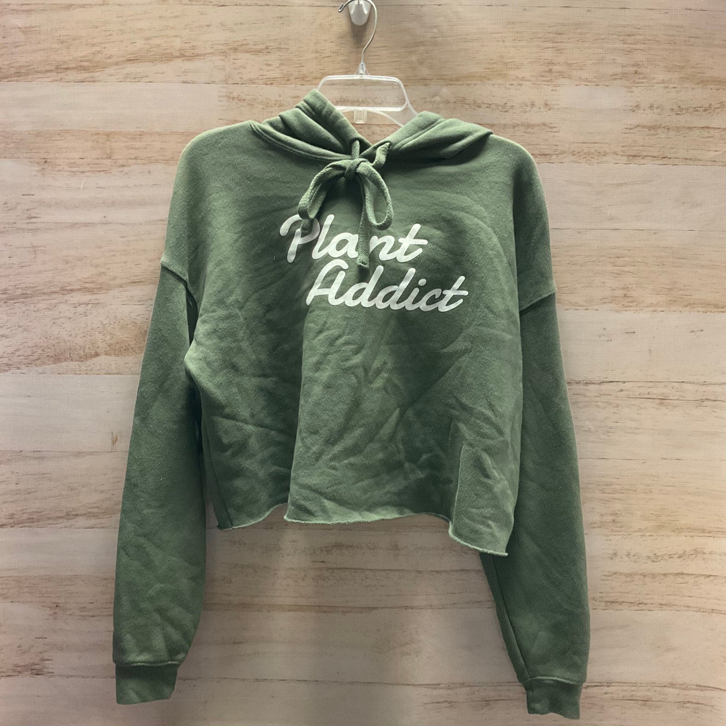 Sweatshirt Hoodie By Bella + Canvas In Green, Size: M