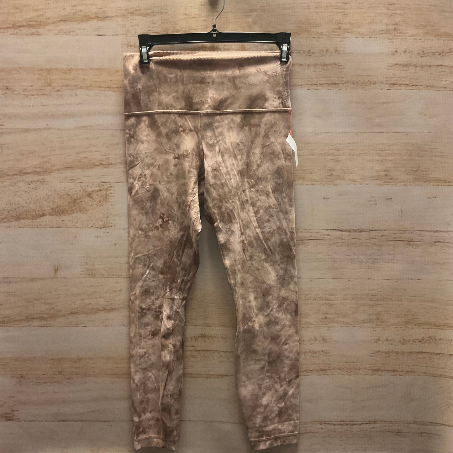 Athletic Leggings By Lululemon In Rose Gold, Size: 6