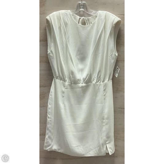 Dress Casual Midi By Lush In White, Size: L