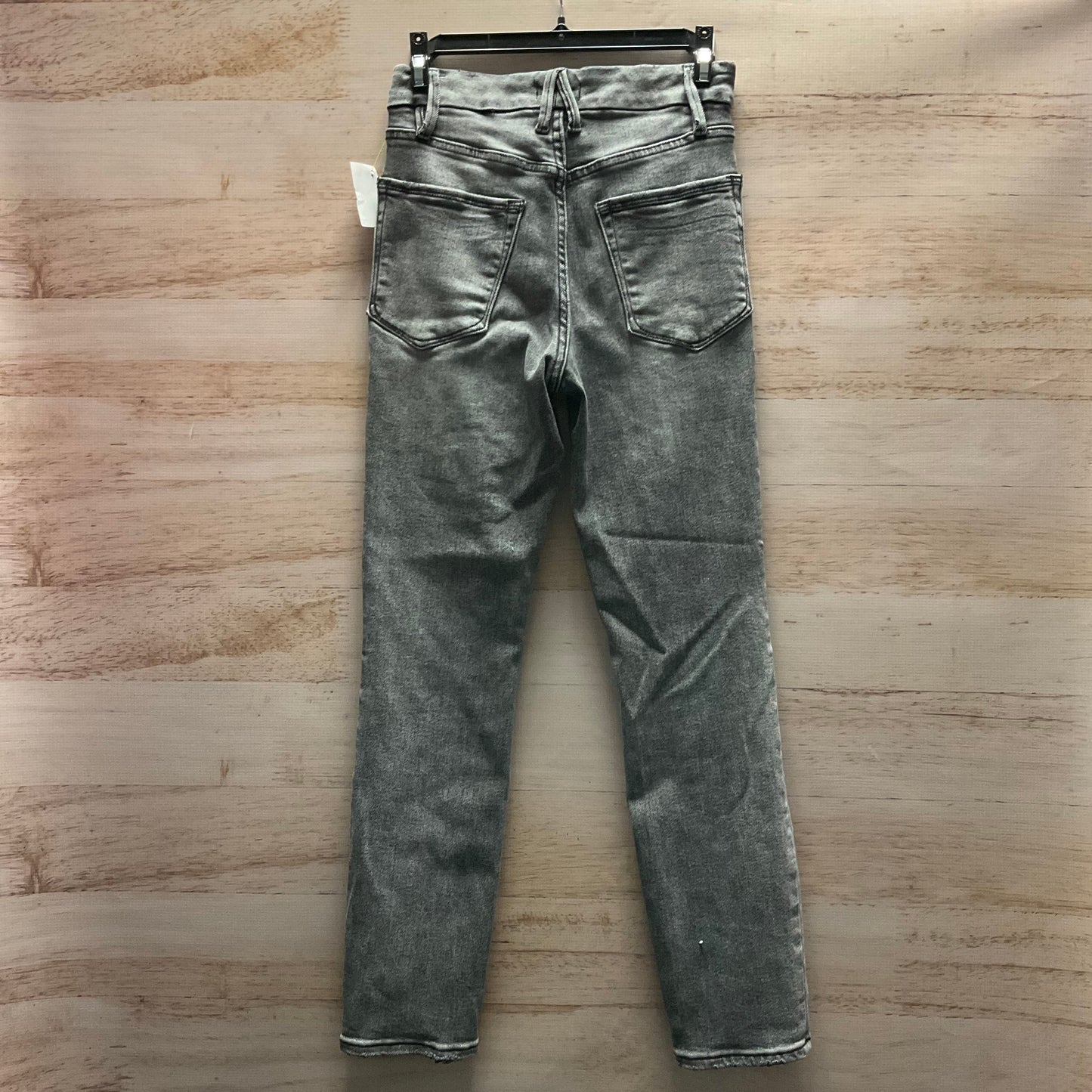 Jeans Skinny By Good American In Black Denim, Size: 4