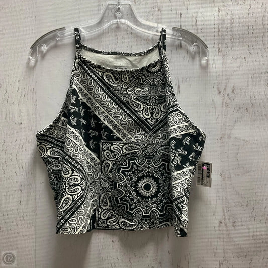 Top Sleeveless By Torrid In Black & White, Size: 2x