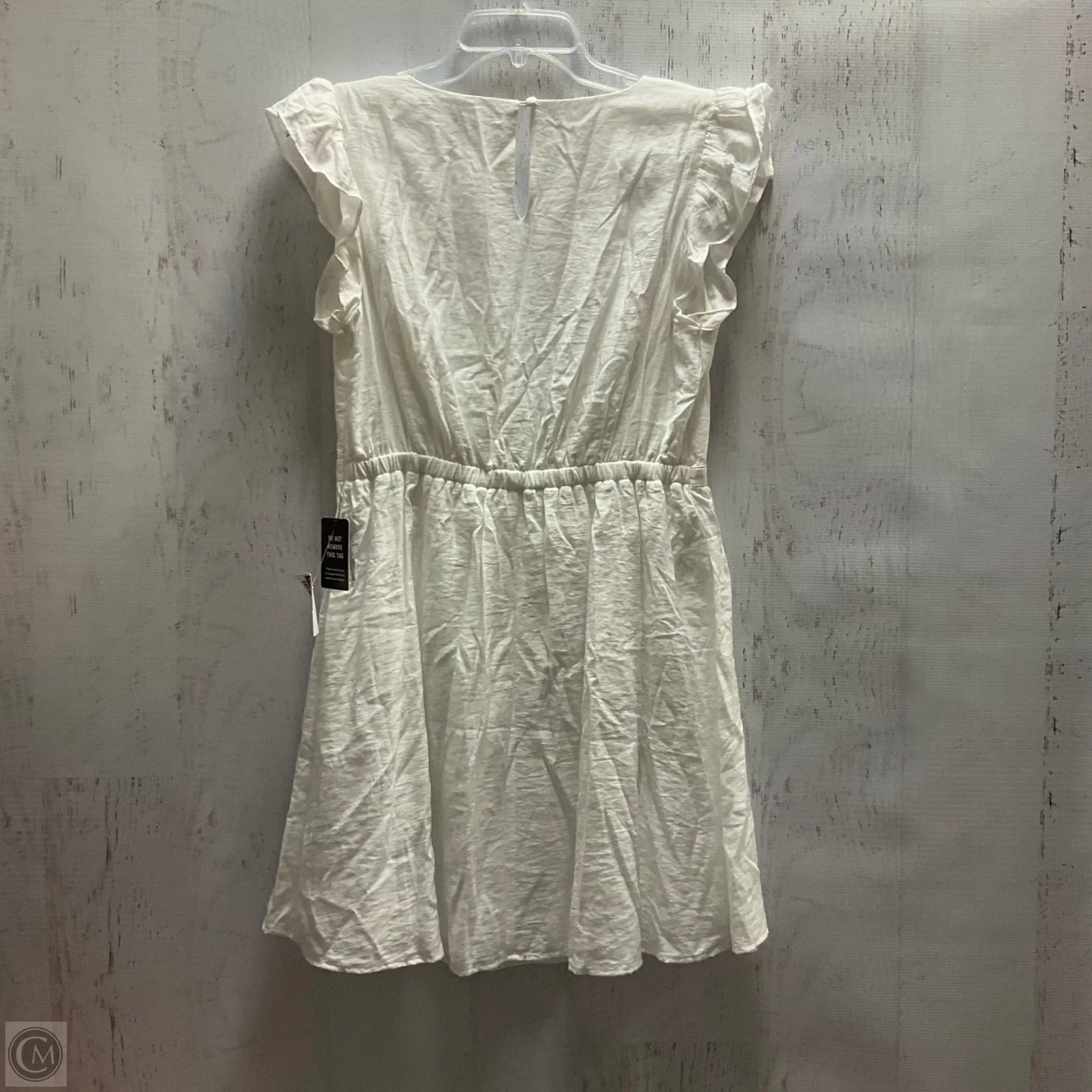 Dress Casual Short By Express In White, Size: M
