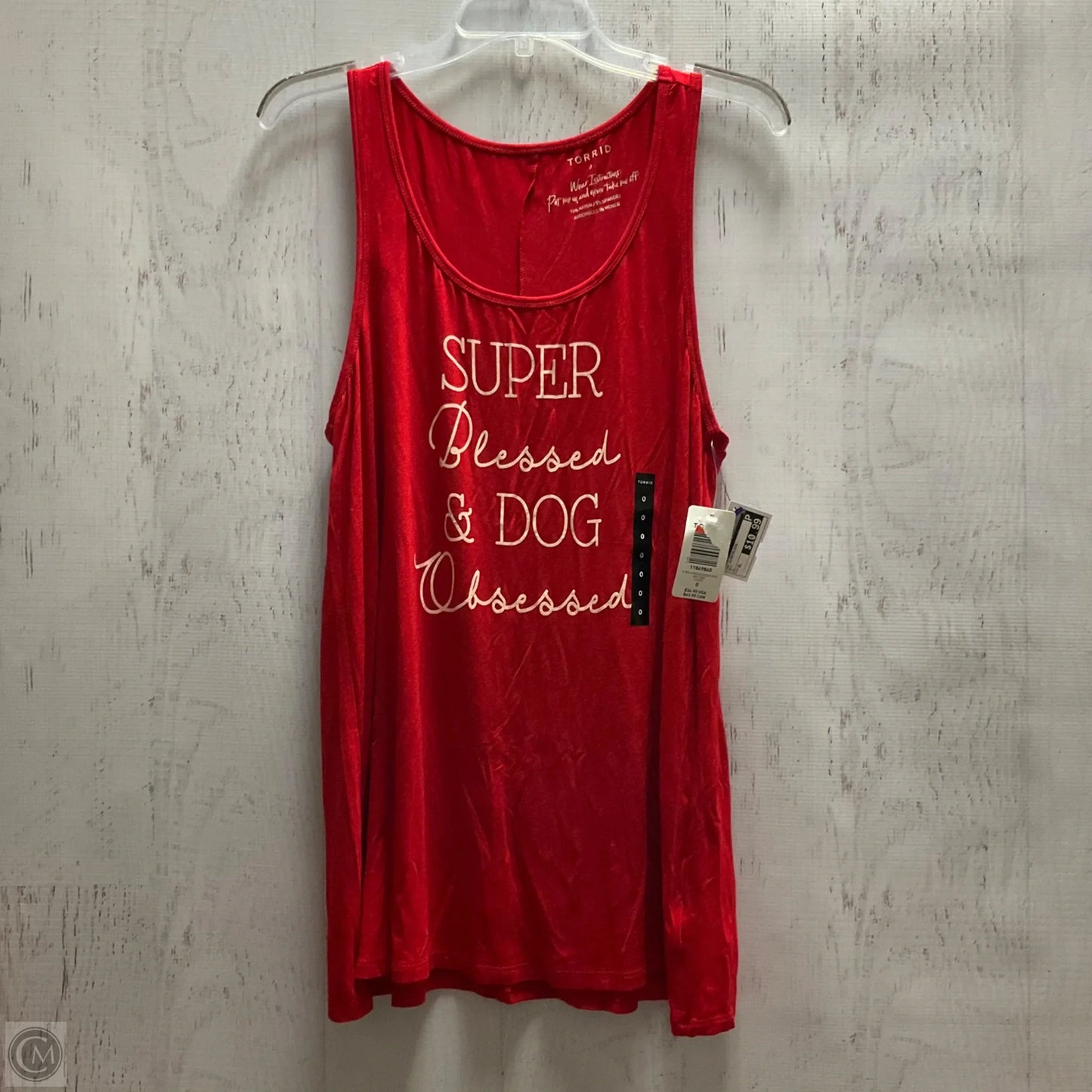 Top Sleeveless By Torrid In Red, Size: Xl