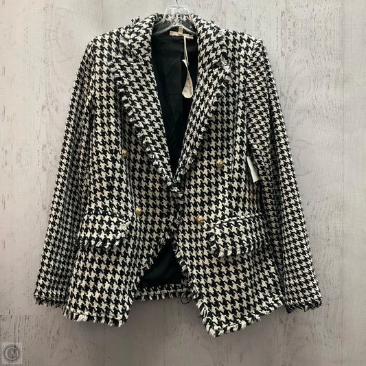 Blazer By Mystree In Black & White, Size: M