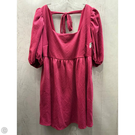 Dress Casual Short By Altard State In Pink, Size: 2x