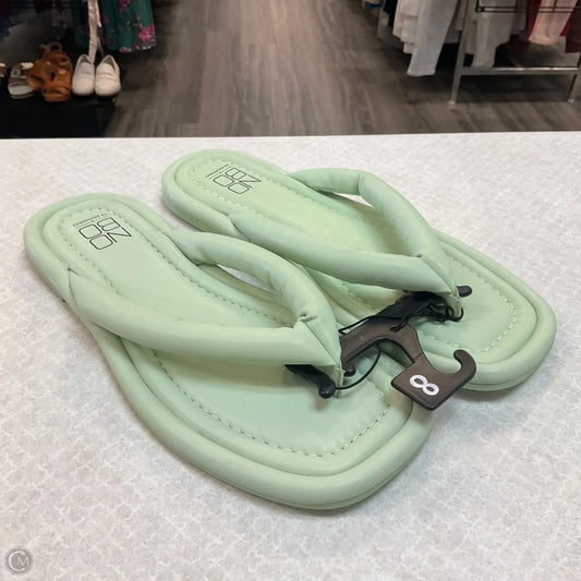 Sandals Flats By No Barriers In Green, Size: 8