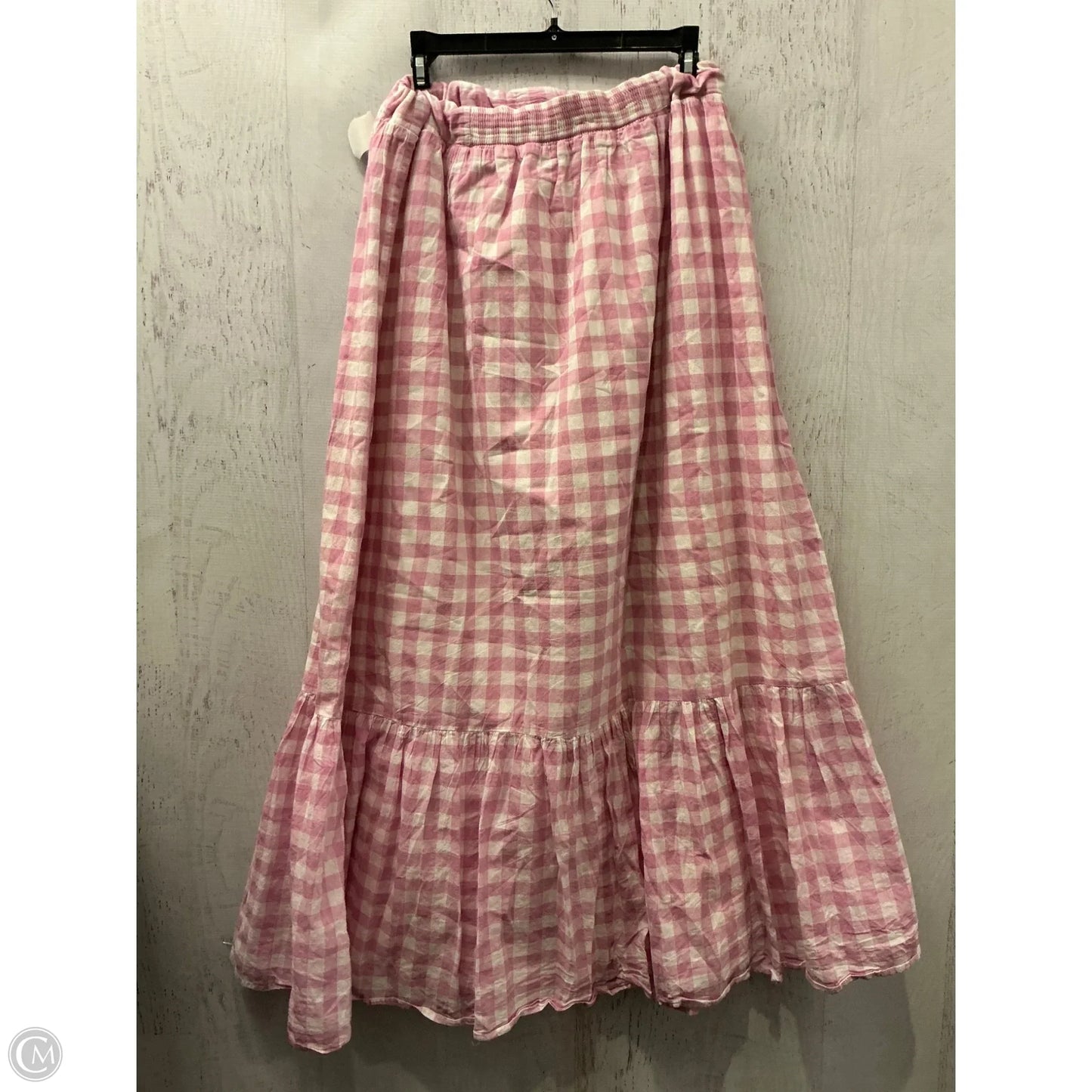 Skirt Maxi By Clothes Mentor In Checkered Pattern, Size: S