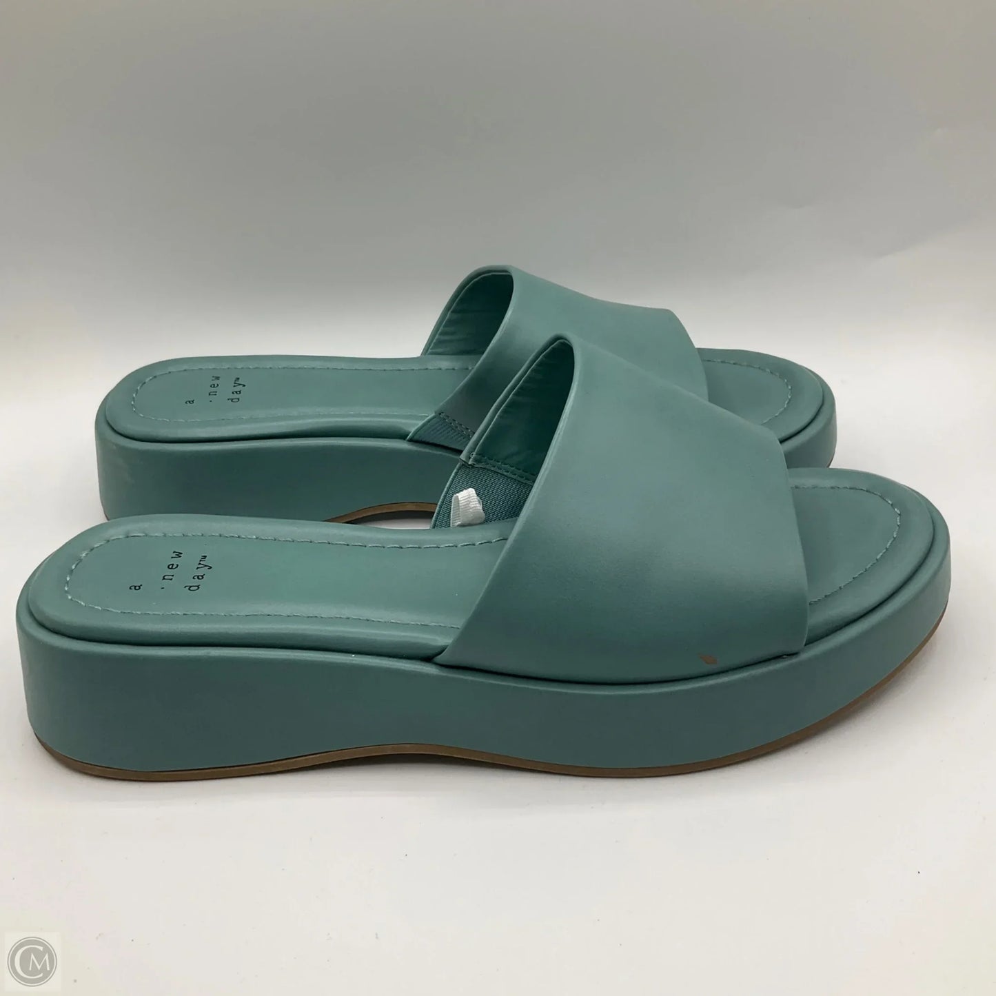 Sandals Flats By A New Day In Green, Size: 8.5