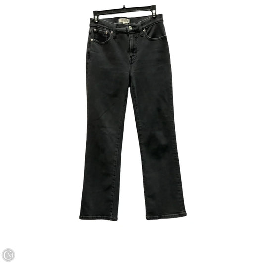 Jeans Straight By Madewell In Black Denim, Size: 4