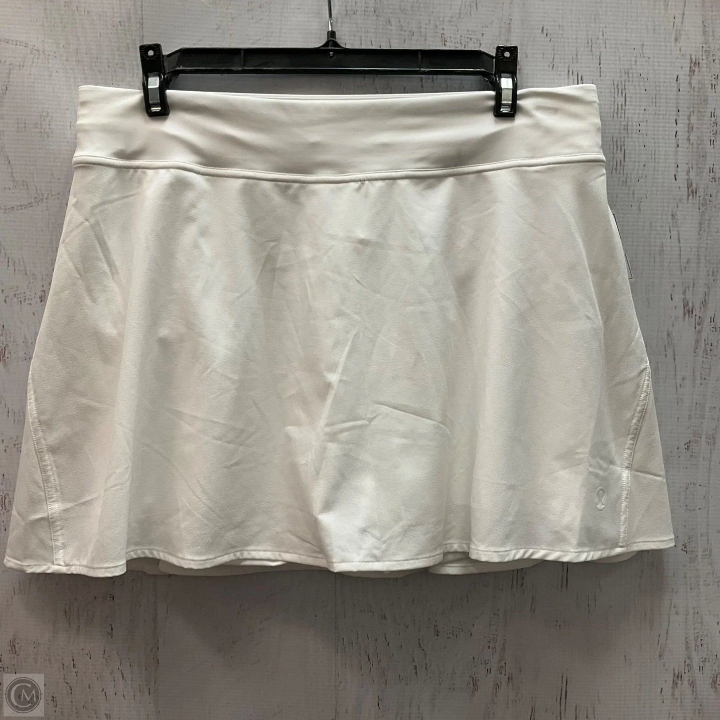 Athletic Skort By Lululemon In White, Size: 10