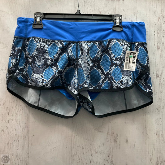 Athletic Shorts By Lululemon In Snakeskin Print, Size: 10